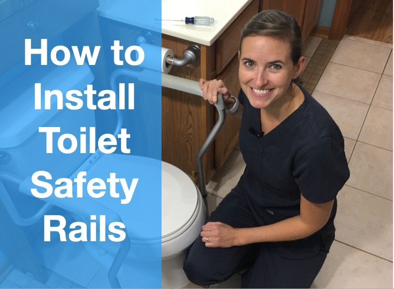 How to Install Toilet Safety Rails
