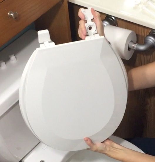 New Toilet Seat for Replacement with Lift-up Bolt Covers