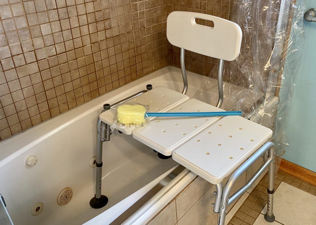 Showering After Hip Replacement - Long Handled Sponge