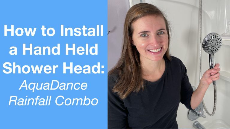 How to Install a Handheld Shower Head: AquaDance Rainfall Combo - EquipMeOT