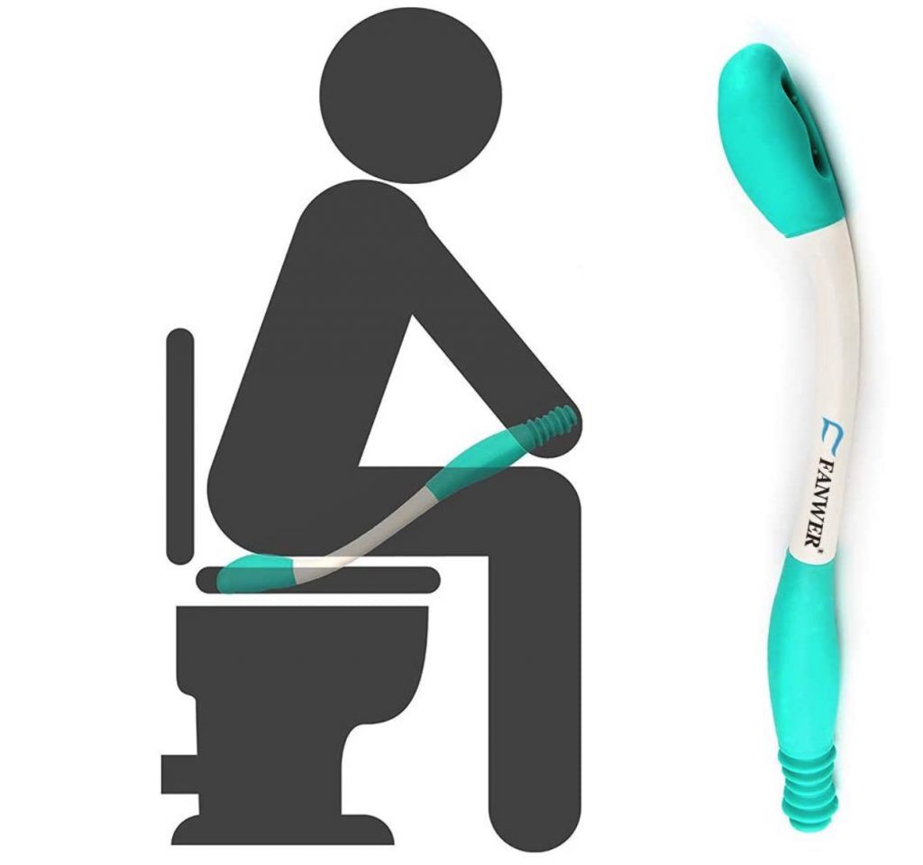 Toilet wand for toilet hygiene