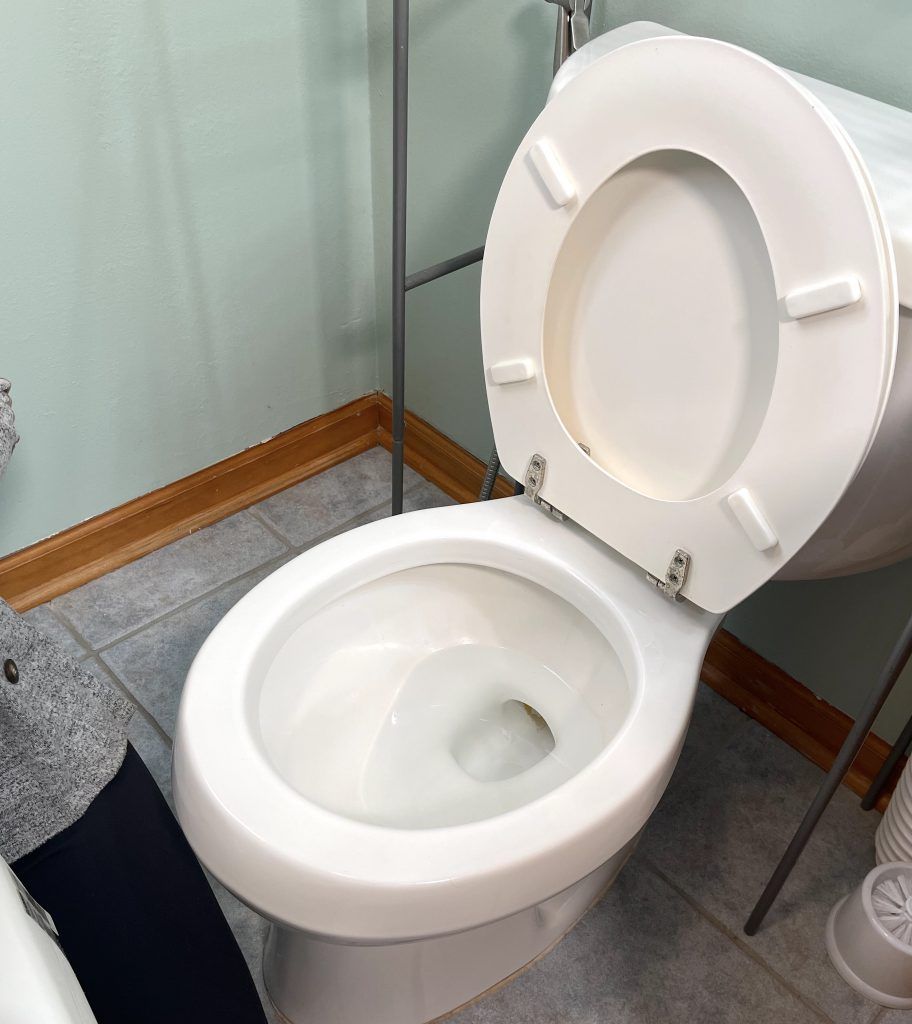 Open Toilet Seat and Lid - Clamp-on Raised Toilet Seat