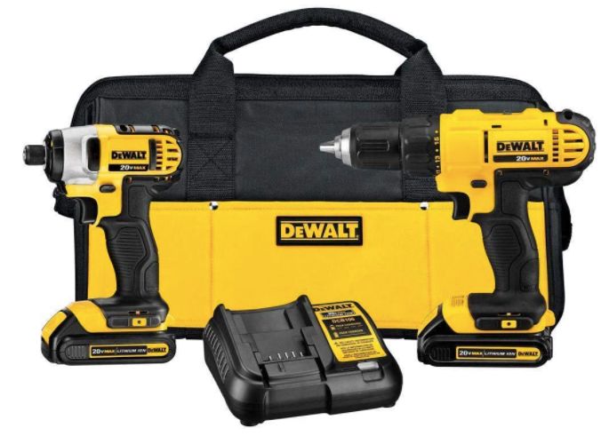 Impact and drill driver set
