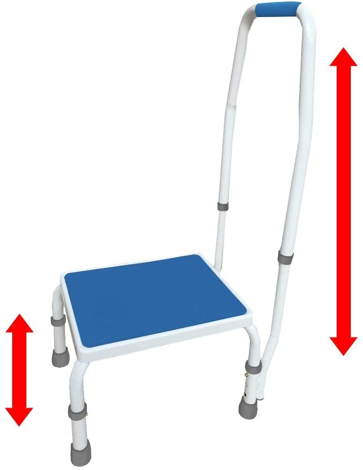 Step Stool With Handle - Sleep After Knee Surgery