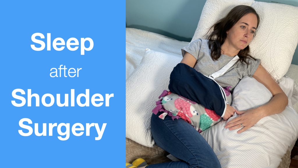How to Sleep After Shoulder Surgery EquipMeOT
